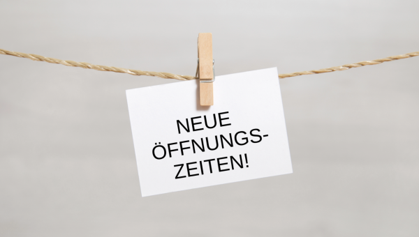 Öffnungszeiten 2025